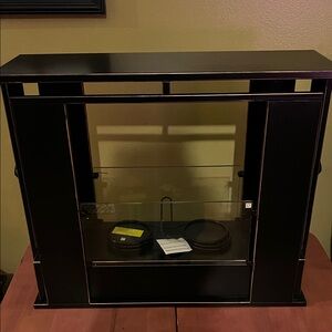 Midnight Velvet Fireplace Candlelit Holder !